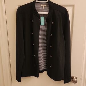Maurices Black Button-Up Blazer NWT